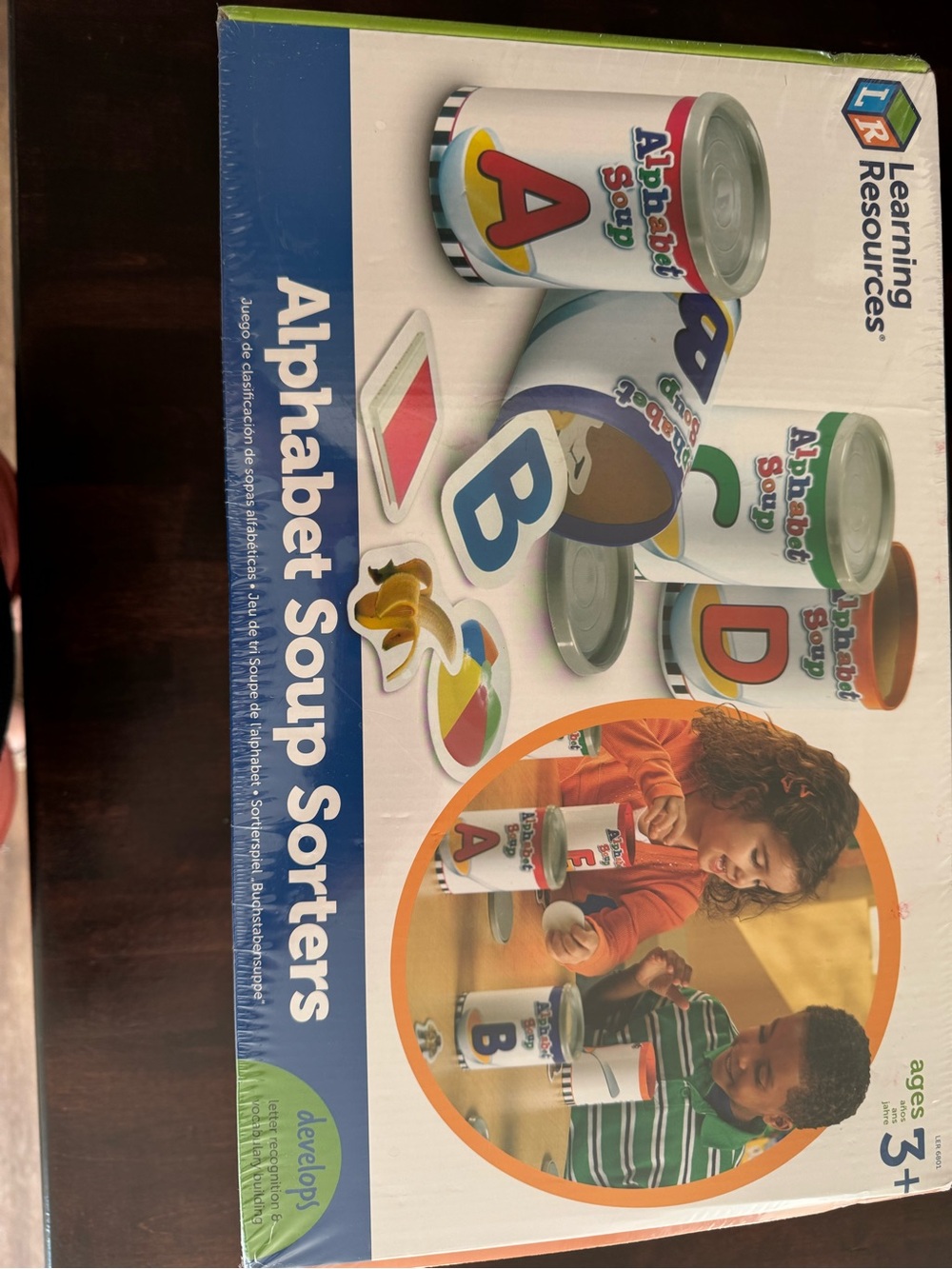 Learning Resources Alphabet Soup Sorters - Multicolor Kids Learning Toy